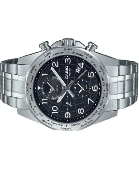 reloj deportivo hombre Casio MTP-W500D-1AV 43.9mm 50m WR Hora Mundial