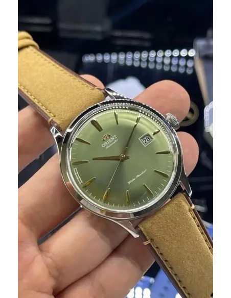 reloj automático hombre Orient Bambino RA-AC0P01E 42mm correa de cuero