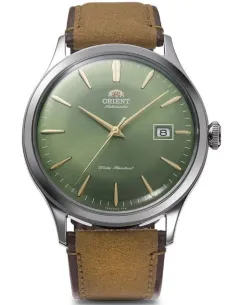 reloj automático hombre Orient Bambino RA-AC0P01E 42mm correa de cuero