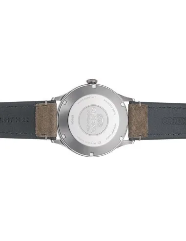 reloj automático hombre Orient Bambino RA-AC0P02L 42mm correa de cuero (acepta cuerda manual)