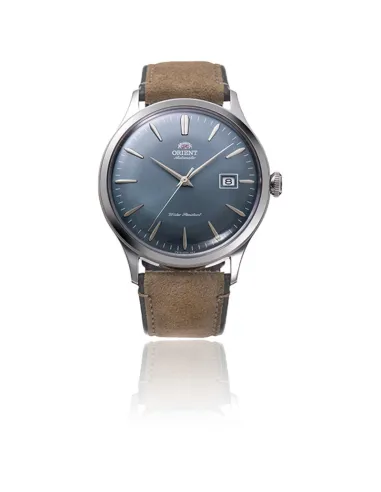 reloj automático hombre Orient Bambino RA-AC0P03L 42mm correa de cuero (acepta cuerda manual)