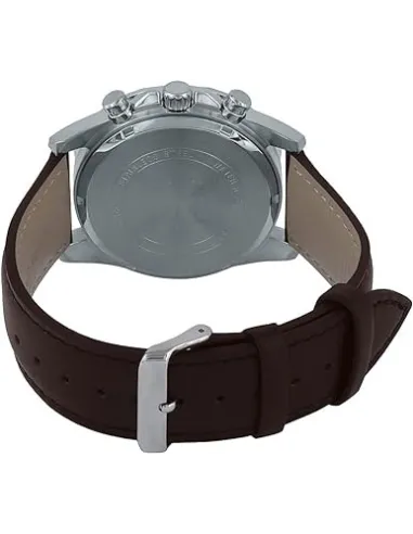 Casio MTP-W500L-2AV 43.9mm World Time 50m WR leather band Alarm Battery level indicator sport men’s watch