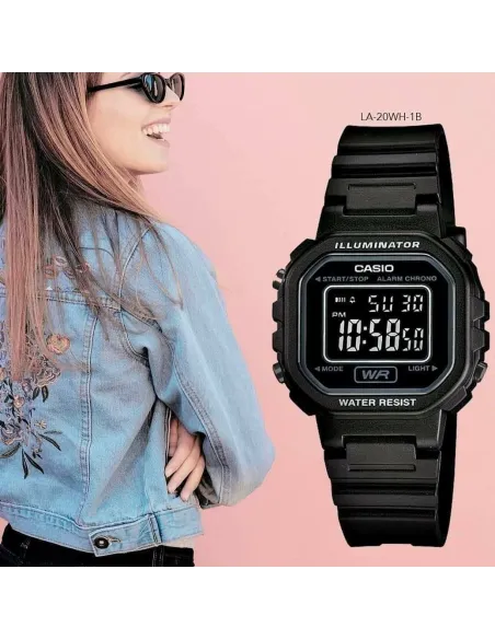 Reloj casio digital mujer LA-20WH-1B