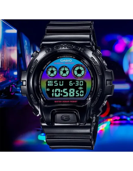 reloj hombre Casio G-Shock Classic DW-6900RGB-1 200m WR resistente a los golpes