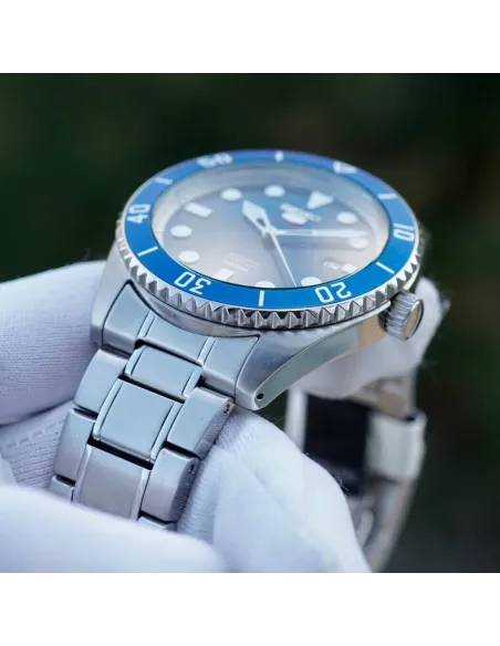 Reloj automático hombre Seiko 5 Sports SRPB89J1 Hecho en Japón 44mm 100m WR correa de acero