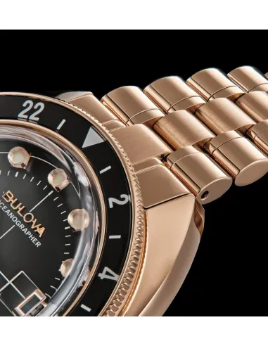 reloj automático hombre Bulova  Automatic Oceanographer Devil Diver GMT 97B215 41mm 200m WR cristal de zafiro