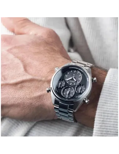 reloj solar cronógrafo hombre Seiko Prospex Solar Speedtimer SFJ003P1 42mm 100m WR cristal de zafiro curvado Lumibrite