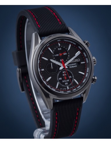 reloj cronógrafo hombre solar Seiko Solar Chronograph Macchina Sportiva SSC777P1 41.4mm 100m WR