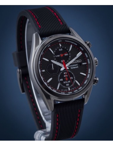 reloj cronógrafo hombre solar Seiko Solar Chronograph Macchina Sportiva SSC777P1 41.4mm 100m WR