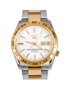 reloj automático unisex Seiko 5 SNKE04J1 36mm 50m WR Hecho en Japón correa de acero
