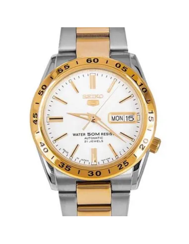 reloj automático unisex Seiko 5 SNKE04J1 36mm 50m WR Hecho en Japón correa de acero