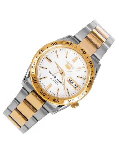 reloj automático unisex Seiko 5 SNKE04J1 36mm 50m WR Hecho en Japón correa de acero