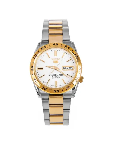 reloj automático unisex Seiko 5 SNKE04J1 36mm 50m WR Hecho en Japón correa de acero