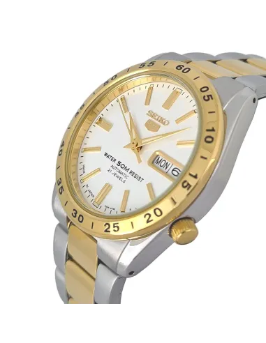 reloj automático unisex Seiko 5 SNKE04J1 36mm 50m WR Hecho en Japón correa de acero