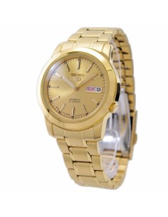 reloj automático hombre Seiko 5 SNKE56J1 Hecho en Japón 39mm 30m WR correa de acero 2