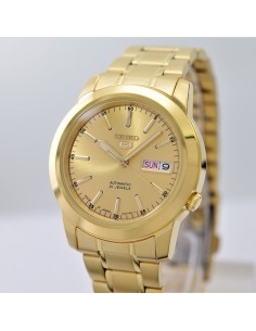 reloj automático hombre Seiko 5 SNKE56J1 Hecho en Japón 39mm 30m WR correa de acero
