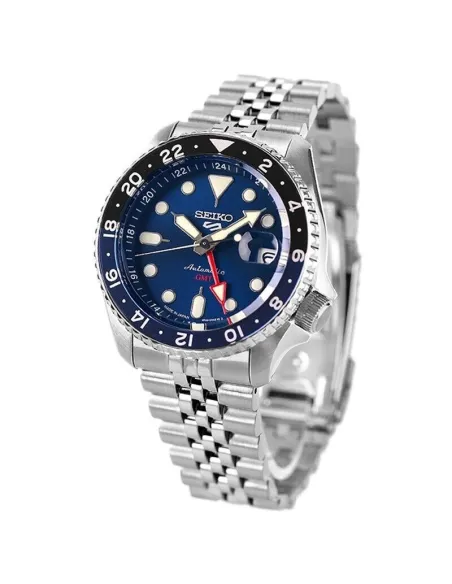 Seiko 5 Sports SKX style SBSC003 JDM ENGLISH-KANJI HECHO EN JAPÓN 100M WR correa de acero JDM