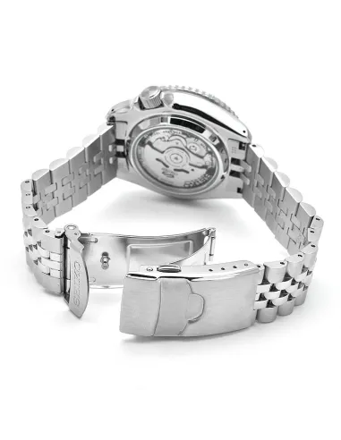 Seiko 5 Sports SKX style SBSC003 JDM ENGLISH-KANJI HECHO EN JAPÓN 100M WR correa de acero JDM