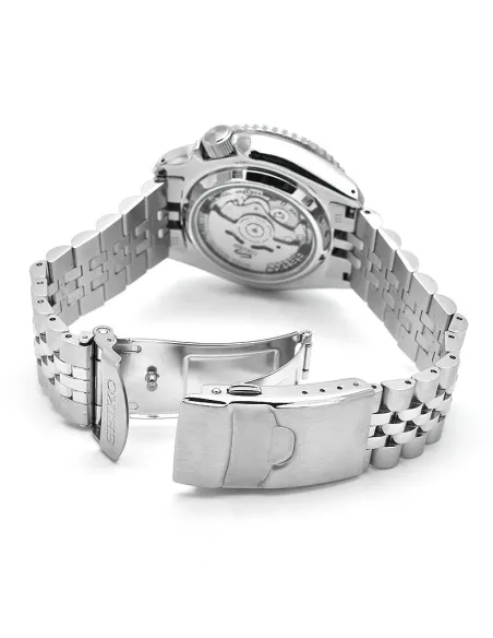 Seiko 5 Sports SKX style SBSC003 JDM ENGLISH-KANJI HECHO EN JAPÓN 100M WR correa de acero JDM