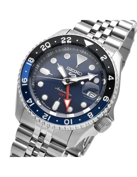 Seiko 5 Sports SKX style SBSC003 JDM ENGLISH-KANJI HECHO EN JAPÓN 100M WR correa de acero JDM