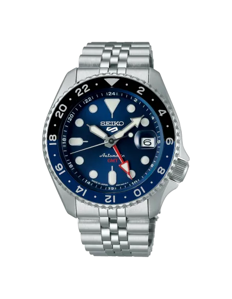 Seiko 5 Sports SKX style SBSC003 JDM ENGLISH-KANJI HECHO EN JAPÓN 100M WR correa de acero JDM