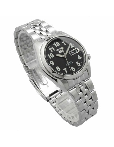 Reloj automático hombre Seiko 5 SNK381K1 correa acero dial negro
