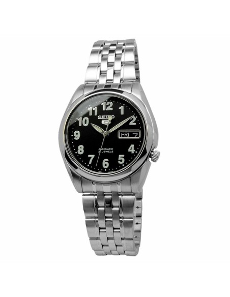 Reloj automático hombre Seiko 5 SNK381K1 correa acero dial negro