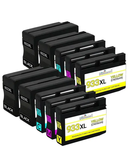 copy of 4 cartouches x  932/933  OfficeJet 6100 6600 6700 7110 7510 7600 7610 7612