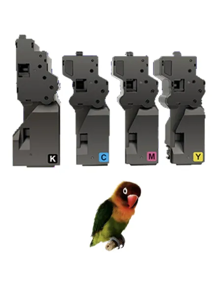4 toners Compatibles Pack Konica Minolta Bizhub C3100i Cartuchos de Toner TNP93K / TNP93C / TNP93M / TNP93Y