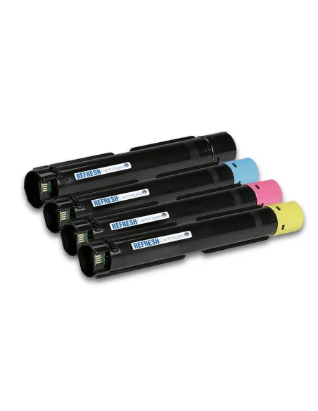 4 toner Compatibles Xerox Versalink C7100 / C7120 / C7125 / C7130 NEGRO CIÁN MAGENTA AMARILLO