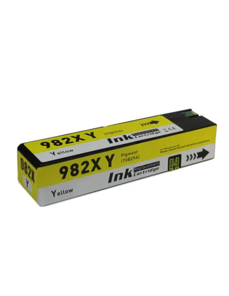 tinta  Compatible HP 982X Amarillo Cartucho de Tinta - T0B29A para HP PageWide 765 / 780 / 785