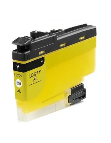 Tinta Compatible Brother LC427XL ALTA CAPACIDAD AMARILLO Cartucho de Tinta - LC427XLY