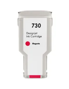 tinta Compatible HP 730 Magenta Cartucho de Tinta P2V69A para HP DesignJet T1600 / T1700 / T2600