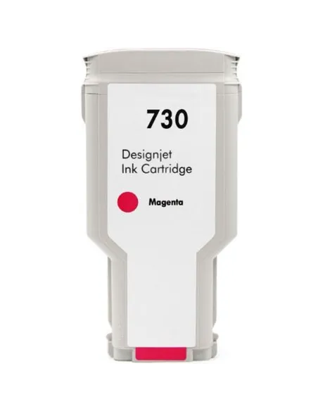 tinta Compatible HP 730 Magenta Cartucho de Tinta P2V69A para HP DesignJet T1600 / T1700 / T2600