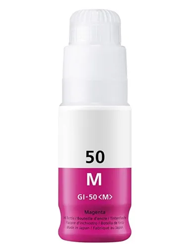 tinta Compatible Canon GI-50 Magenta Botella de Tinta - GI50M / 3404C001 para Pixma G5050, G6050, G7050, GM2050, GM4040, GM4050