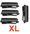 4 toner Compatibles HP CF217A XL / 17A XL Cartucho de Toner Alta Capacidad / Jumbo HP 17A
