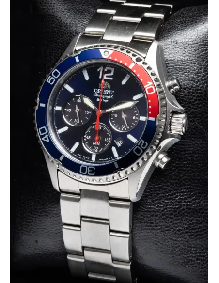 Orient RA-TX0201L 42.8mm Sports Chronograph 200m WR cristal de zafiro