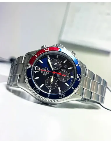 Orient RA-TX0201L 42.8mm Sports Chronograph 200m WR cristal de zafiro