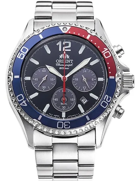 Orient RA-TX0201L 42.8mm Sports Chronograph 200m WR cristal de zafiro