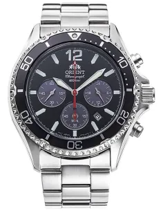 Solar Orient RA-TX0202B 42.8mm Sports Chronograph 200m WR cristal de zafiro