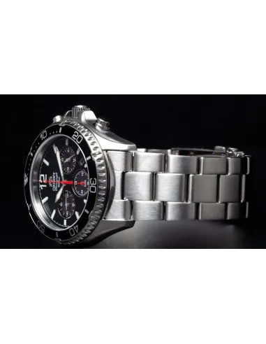 Solar Orient RA-TX0202B 42.8mm Sports Chronograph 200m WR cristal de zafiro