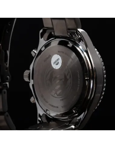 Solar Orient RA-TX0202B 42.8mm Sports Chronograph 200m WR cristal de zafiro
