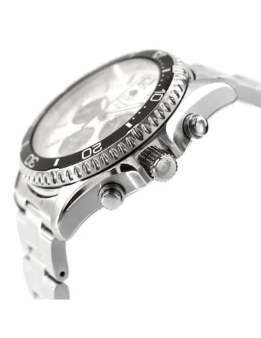Orient Kamasu Panda Solar RA-TX0203S Chronograph 42.8mm 200m WR Solar Powered sapphire crystal stainless steel bracelet divers m