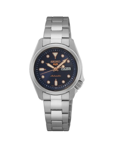 reloj mujer automático Seiko 5 Lady Sports SRE003K1 28mm 100m WR correa de acero