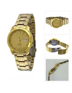 reloj automático unisex Seiko 5 SNKL86K1 38mm 30m WR correa de acero 2