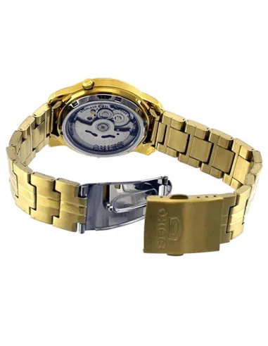 reloj automático unisex Seiko 5 SNKL86K1 38mm 30m WR correa de acero