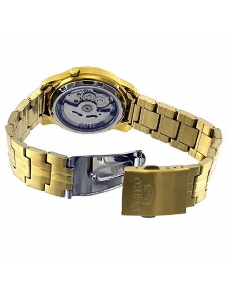 reloj automático unisex Seiko 5 SNKL86K1 38mm 30m WR correa de acero
