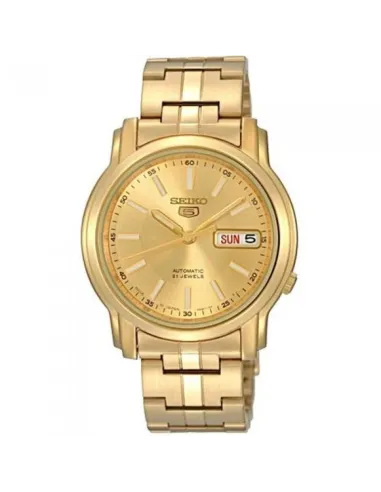 reloj automático unisex Seiko 5 SNKL86K1 38mm 30m WR correa de acero