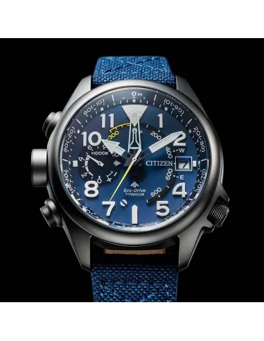 Citizen Promaster Altichron BN4065-07L Super Titanium 47mm cristal de zafiro esférico Altímetro Brújula 200m WR