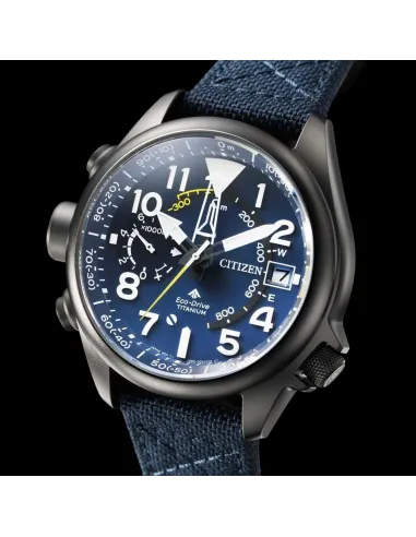 Citizen Promaster Altichron BN4065-07L Super Titanium 47mm cristal de zafiro esférico Altímetro Brújula 200m WR
